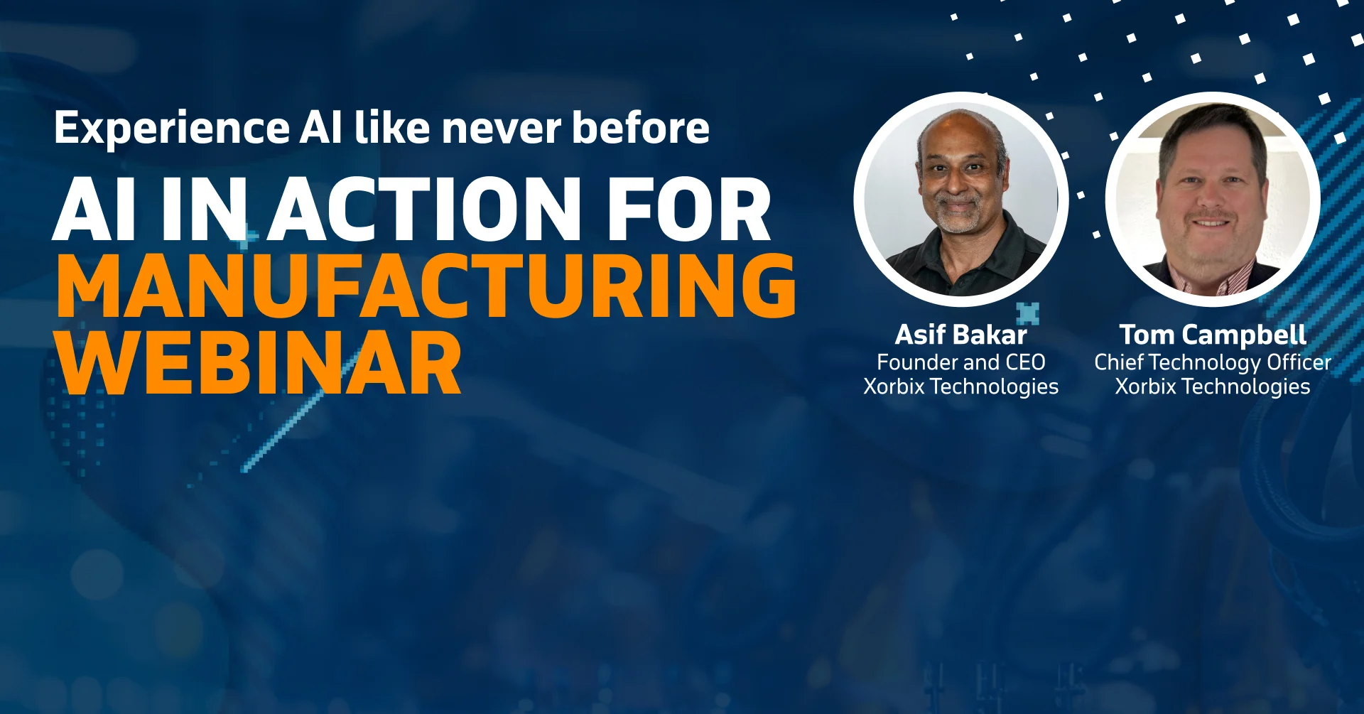 AI in Action for Manufacturing Webinar